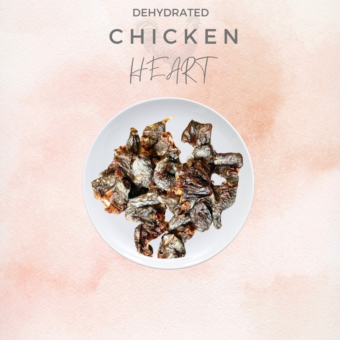 100% Natural Chicken Heart - Air Dry | Delicious Treats for Dogs and Cats - BarkiesNGoodies