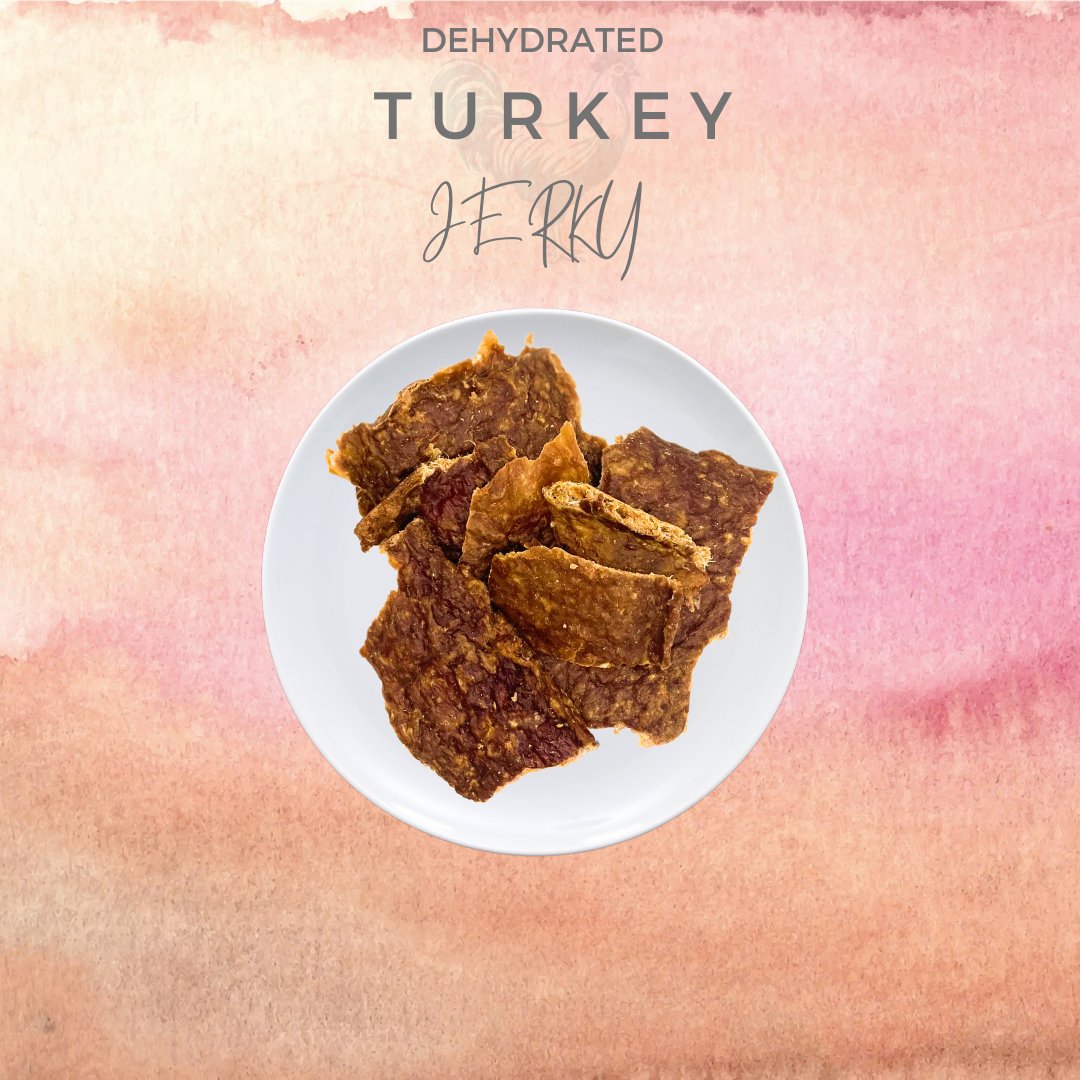 100% Natural Turkey Jerky - Air Dry | Delicious Treats for Dogs, Cats, and Small Animals - BarkiesNGoodies