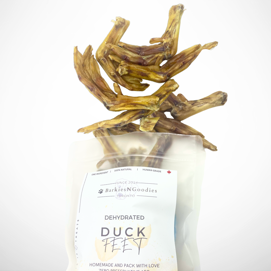 100% Natural Duck Feet - Air Dried | Nutritious Treats for Dogs