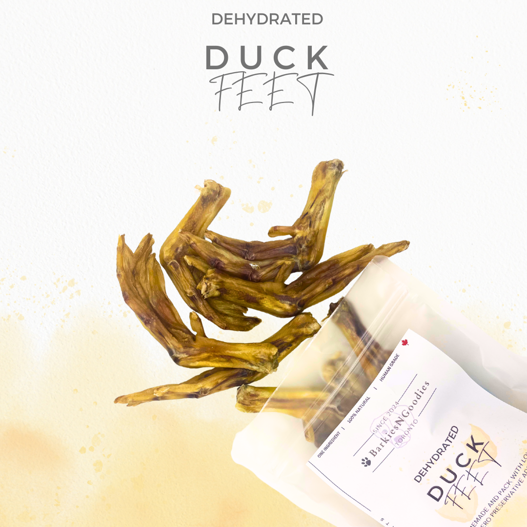 100% Natural Duck Feet - Air Dried | Nutritious Treats for Dogs